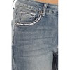Women's Sparkle Wings Distressed Skull Jean - Bus Stop - 3 of 4