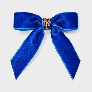 Bijoux Sport by Luv Aj MLB Logo Velvet Hair Bow - 1 of 2