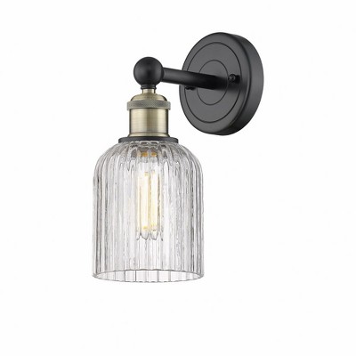 Bridal Veil - 1 Light Wall Sconce In Art Deco Style-11.25 Inches Tall and 5 Inches Wide