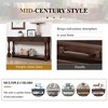 NicBex 63.38''Long Console Table with Bottom Storage Shelf Farmhouse Wooden Side Table for Living Room,Hallway - 4 of 4