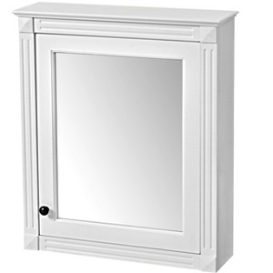 Racxily 24x27" Wall Mounted Bathroom Cabinet with Mirror, Adjustable Shelf Over Toilet Storage - 1 of 4