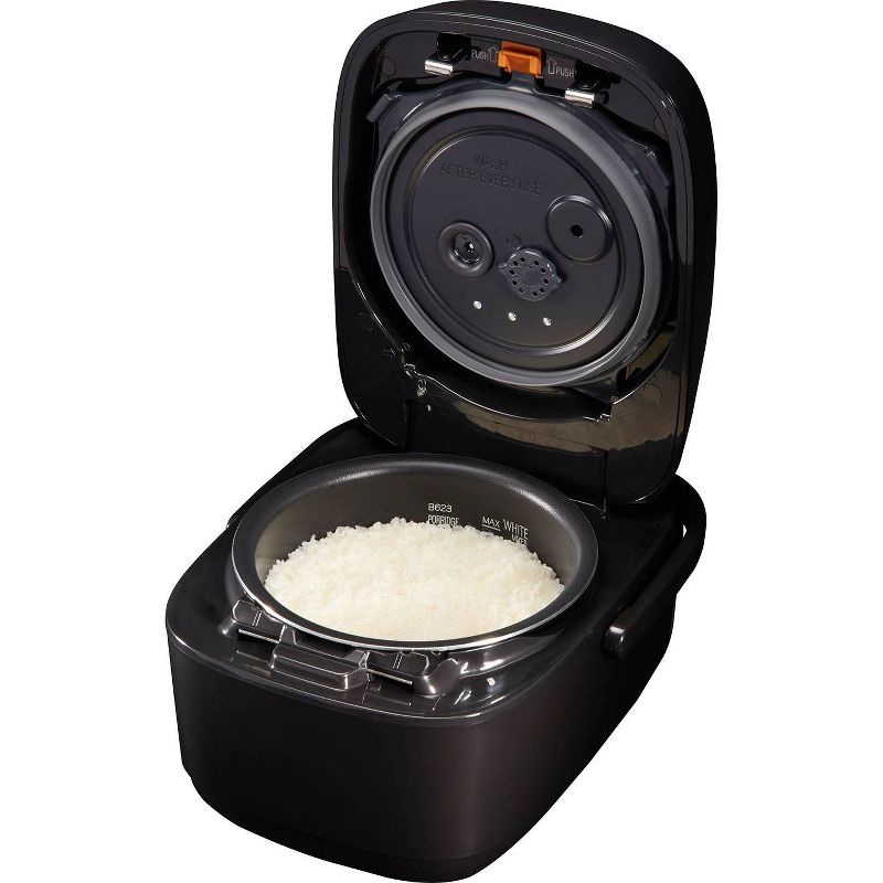 Zojirushi  5.5 Cup Pressure Induction Heating Rice Cooker and Warmer - Black - NW-JEC10BA, 4 of 18
