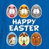 Boy's Garfield Happy Easter Egg Portraits T-Shirt - 2 of 4