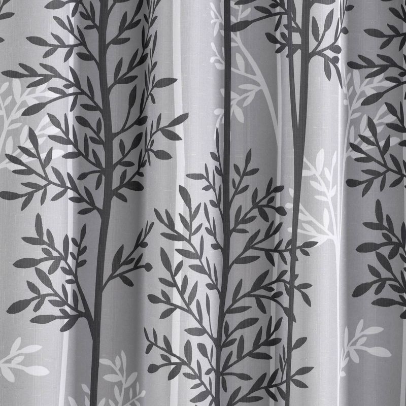 Linear Tree Insulated Blackout Window Curtain Panels - Lush Décor, 5 of 8