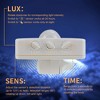 Runesay LED Motion Sensor Outdoor Light, 20W 6000k Plug in Security Lights 2 Adjustable Heads IP65 Waterproof Motion Detected Flood Light - 3 of 4
