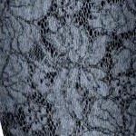 grey lace floral