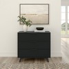 Plank+Beam 3 Drawer Dresser with Brass Handle - 2 of 4