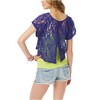 Aeropostale Womens Sheer Cropped Lace Basic T-Shirt - 2 of 2