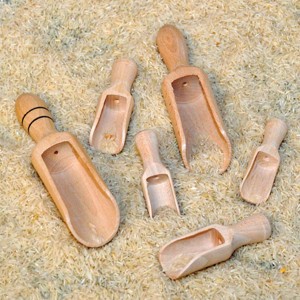Cosy Wooden Scoops - Set of 6 - 1 of 1
