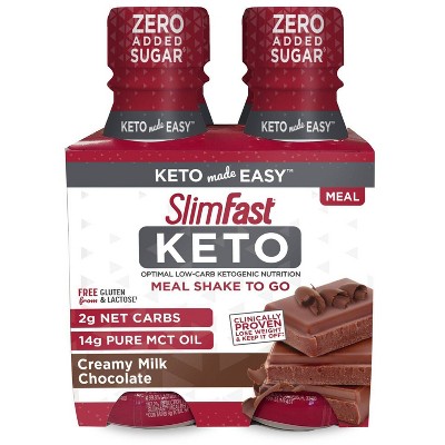 SlimFast Keto Ready To Drink Shake - Chocolate - 4pk