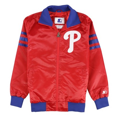 STARTER Mens Philadelphia Phillies Bomber Jacket