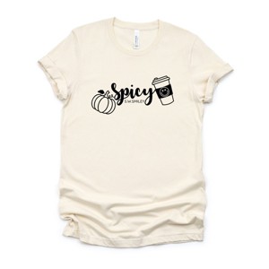 Simply Sage Market S.W.Smiley Spicy Pumpkin Spice Short Sleeve Tee - 1 of 4