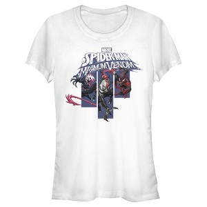 Juniors Womens Marvel Spider-Man Maximum Venom T-Shirt - 1 of 3