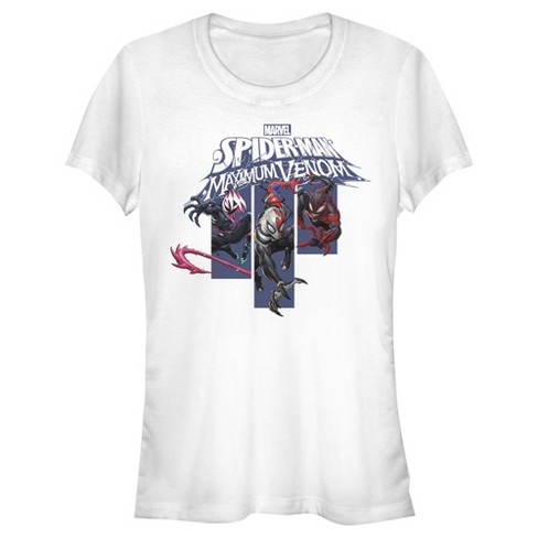 Juniors Womens Marvel Spider-Man Maximum Venom T-Shirt - image 1 of 3