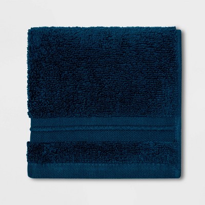 Spa Washcloth Dark Blue- Threshold Signature™