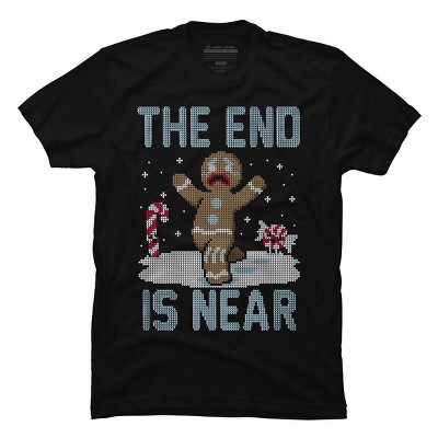 Men's Design By Humans Christmas Is Near! By Raffiti T-Shirt