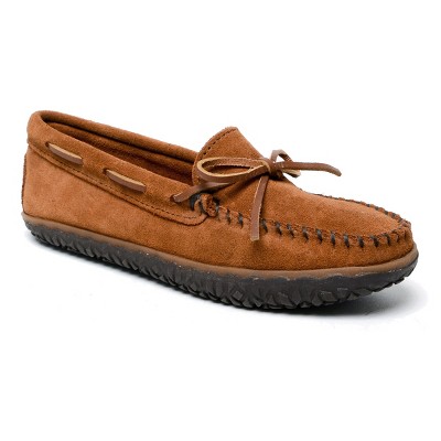 Minnetonka Women's Tie Tread Slip On Shoes