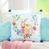 The Lakeside Collection Easter Bunny Embroidered Decorative Pillows - 4 of 4