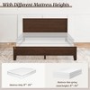 Arceso Bed Frame with Headboard Acacia Wood Platform, Non-Slip&Without Noise - 4 of 4