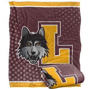Loyola University Chicago Logo Dots Silky 50x60 Blanket, 1 Sided 50x60 - 1 of 4