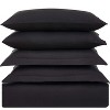 Soft Brushed Microfiber Duvet Cover & Sham Set - Mellanni - 2 of 4
