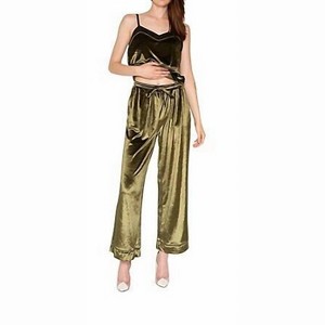 Women's Velvet Pant - LATTELOVE - 1 of 1