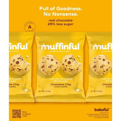 Muffinful Chocolate Chip Mini Muffins - 8.5oz/20ct