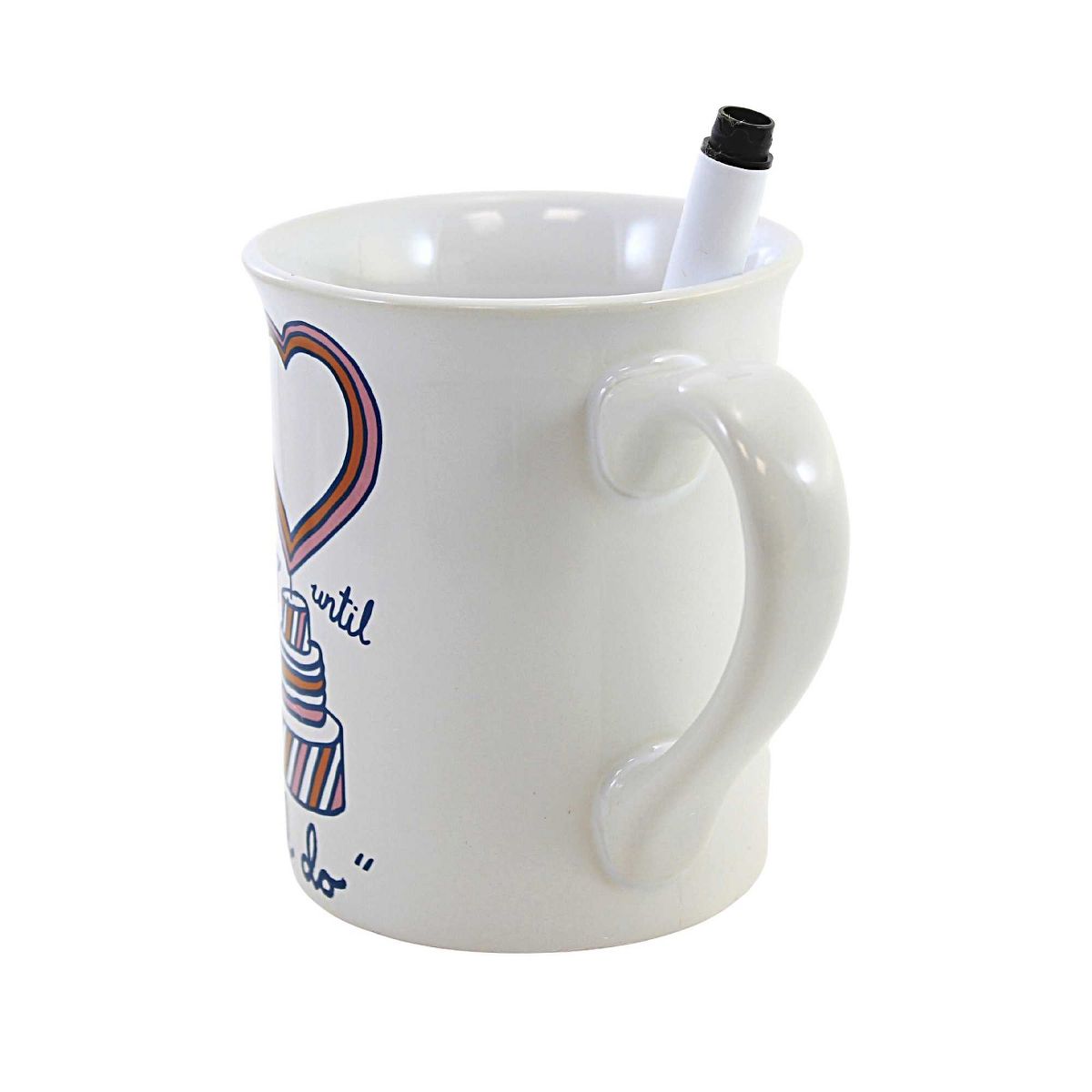 Tabletop Wedding Countdown Dry Erase Mug Pen Days Until I Do Enesco  -  Drinkware - thumbnail 3