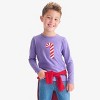 Primary Kids Long Sleeve Candy Cane Tee - 2 of 3