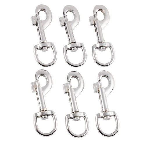 Silver Swivel Clasps Lanyard Snap Hook Lobster Claw Clasp DIY Set of 10 