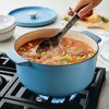 KitchenAid 6qt Enameled Cast Iron Induction Dutch Oven Blue Velvet: Hand Wash, 10.5" Diameter, Gas & Electric Compatible - 2 of 4