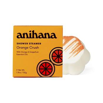 anihana Aromatherapy Essential Oil Orange Crush Grapefruit Shower Steamer - 1.76oz