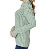 Women's Ribbed Mock Neck Top With Puff Sleeves - Basic Bae - 2 of 4