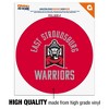 East Stroudsburg University of Pennsylvania Warriors Logo Automotive Car Window Locker Circle Bumper Sticker - 3 of 4