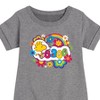 - Peanuts - Peace Floral & Colorful Woodstock Graphic Short Sleeve Fleece Dress - 2 of 4