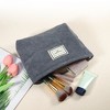 Unique Bargains Corduroy Zipper Makeup Bags and Organizers 1 Pc - 2 of 4