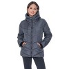Women's Puffer Jacket with Cozy Faux Fur - S.E.B. By Sebby - 4 of 4