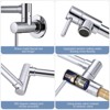 WOWOW Wall Mounted Pot Filler with Double Handle - 4 of 4