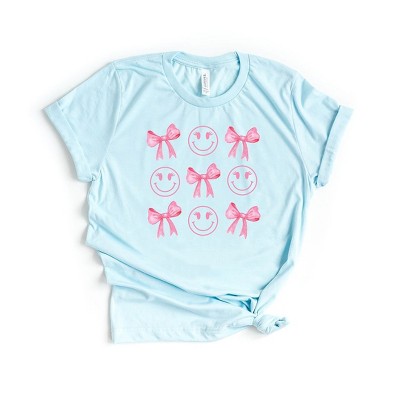 Simply Sage Market Women's Smiley Face Coquette Chart Short Sleeve Graphic Tee