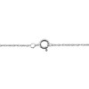 Pompeii3 1/3Ct Princess Cut Solitaire Diamond 14K White Gold Pendant & Chain - 2 of 4