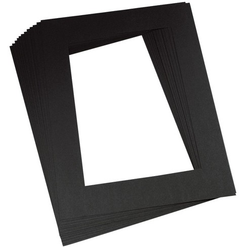 Pacon Pre Cut Mat Frames 12 X 18 Inches Black Pk Of 12 Target