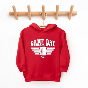 The Juniper Shop Football Game Day Stripes Toddler Graphic Hoodie - 1 of 3