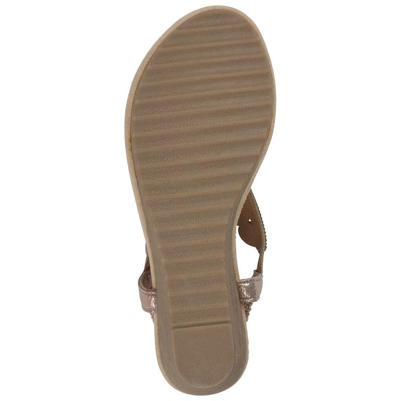 GC Shoes Chloe Embellished Slingback Wedge Sandals, 5 of 6