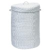 Colonial Mills Ticking Stripe Solids Hamper, 18" x 18" x 30", Gray - 2 of 2