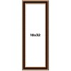PosterPalooza | Panoramic Weathered Gold Picture Frame - UV Acrylic, Foam Board Backing, Hanging Hardware - 2 of 4