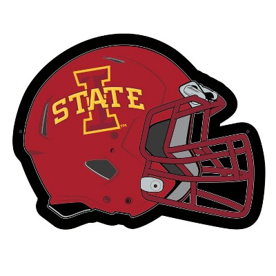 Evergreen Ultra-Thin Edgelight LED Wall Decor, Helmet, Iowa State University- 19.5 x 15 Inches Made In USA