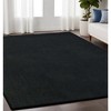 HomeRoots 5' X 7' Black Shag Hand Tufted Area Rug - 2 of 4
