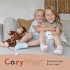 Cozyway Ankle Cotton Toddler Socks - 12 Pack Stretch Toddler Girl Socks, Toddler Boy Socks, Black/White/Dark Gray, 1T-3T, Unisex - 2 of 4