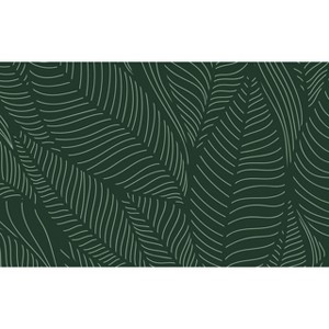 Briarwood Lane Everyday Doormat 30x18 Indoor Outdoor Tropical Leaves Doormat - 1 of 4
