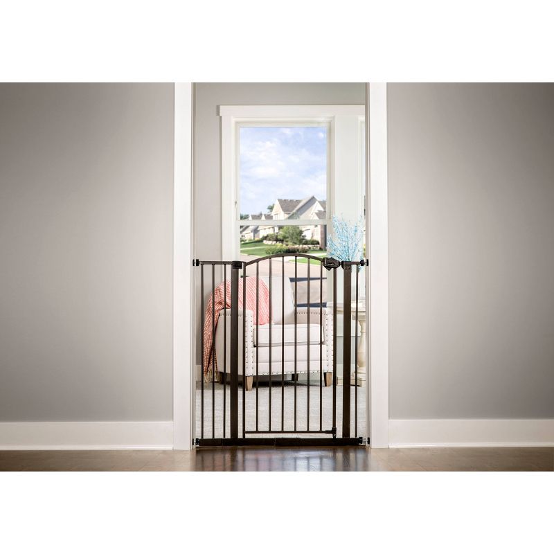 Regalo Bronze Arched Decor Extra Tall Safety Gate, 1 of 4